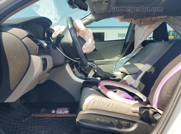 1HGCR2F98GA177812 2016 HONDA ACCORD Silver Вид салону спереду