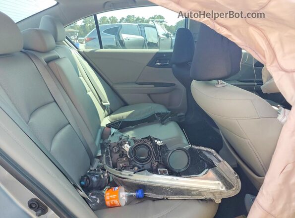 1HGCR2F98GA177812 2016 HONDA ACCORD Silver Вид задніх сидінь