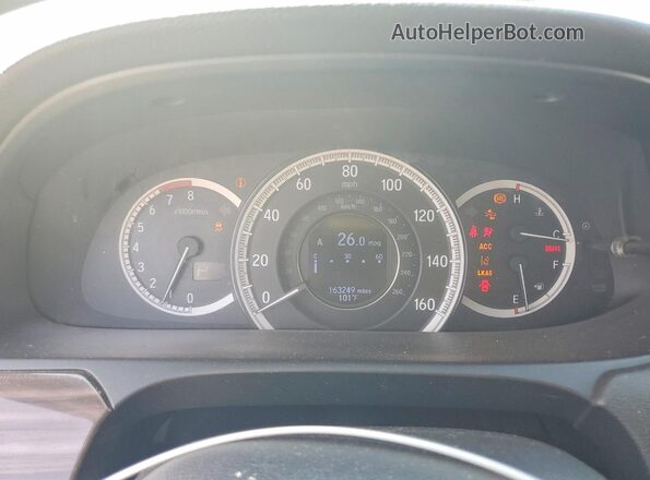 1HGCR2F98GA177812 2016 HONDA ACCORD Silver Вид щитка приладів