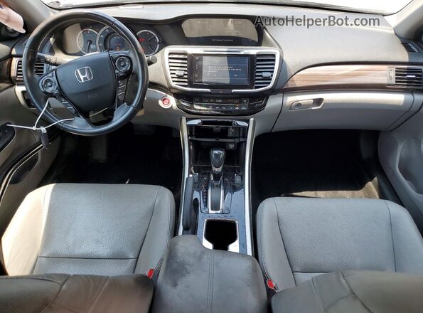 1HGCR2F98GA242626 2016 HONDA ACCORD Gray Առջևի վահանակի տեսք