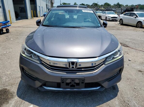 1HGCR2F98GA242626 2016 HONDA ACCORD Gray Դիմացի տեսք
