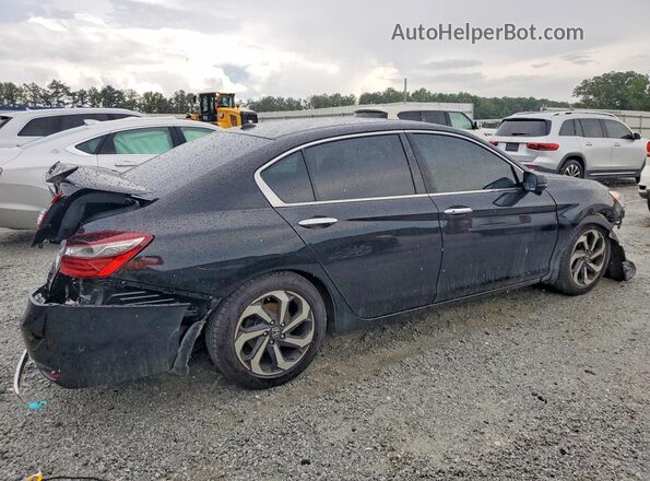 1HGCR2F9XHA216871 2017 HONDA ACCORD Black Trasero derecho
