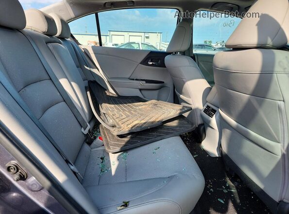 1HGCR3F03GA017652 2016 HONDA ACCORD Gray Вид задніх сидінь