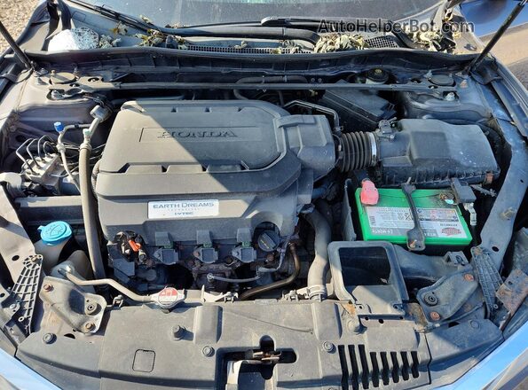 1HGCR3F03GA017652 2016 HONDA ACCORD Gray Вид задньої частини салону