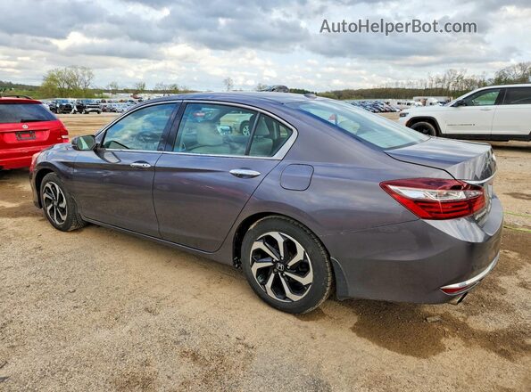 1HGCR3F03HA019032 2017 HONDA ACCORD Серый Задняя левая четверть