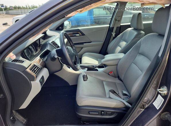 1HGCR3F04HA010341 2017 HONDA ACCORD Gray Widok wnętrza z przodu