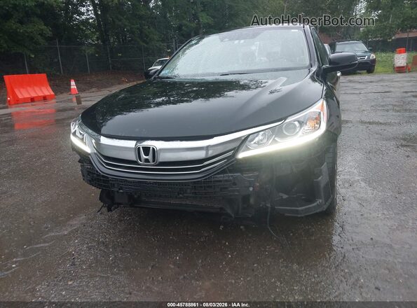 1HGCR3F05GA025557 2016 HONDA ACCORD Черный Вид спереди
