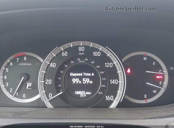 1HGCR3F05GA025557 2016 HONDA ACCORD Черный Вид задних сидений