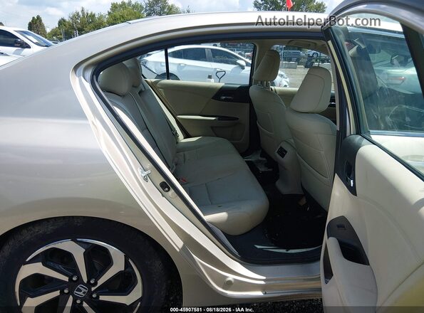 1HGCR3F06GA006502 2016 HONDA ACCORD Золотой Вид наклейки с VIN-кодом