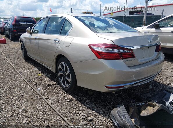 1HGCR3F06GA006502 2016 HONDA ACCORD Золотой Задняя левая четверть