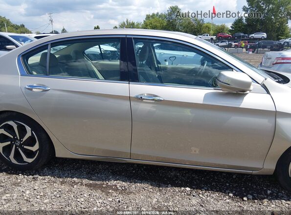 1HGCR3F06GA006502 2016 HONDA ACCORD Золотой Панорамный вид салона 360°