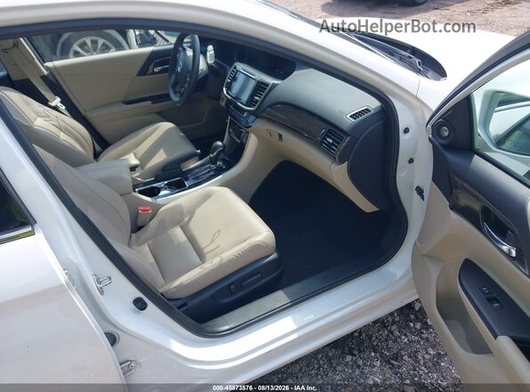 1HGCR3F07GA007187 2016 HONDA ACCORD White წინა სალონის ხედი