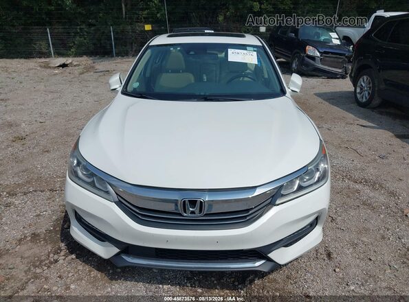 1HGCR3F07GA007187 2016 HONDA ACCORD White ხელსაწყოთა პანელის ხედი
