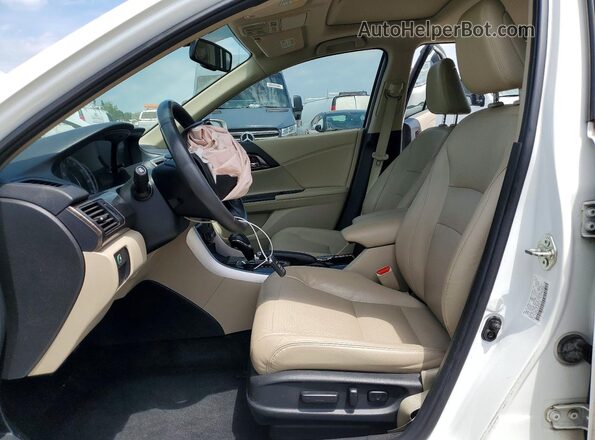 1HGCR3F80GA008736 2016 HONDA ACCORD White Front interior view