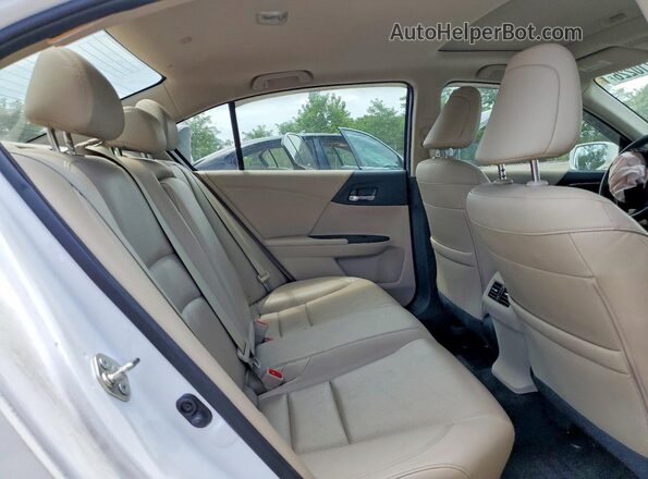 1HGCR3F80GA008736 2016 HONDA ACCORD White Rear seats view
