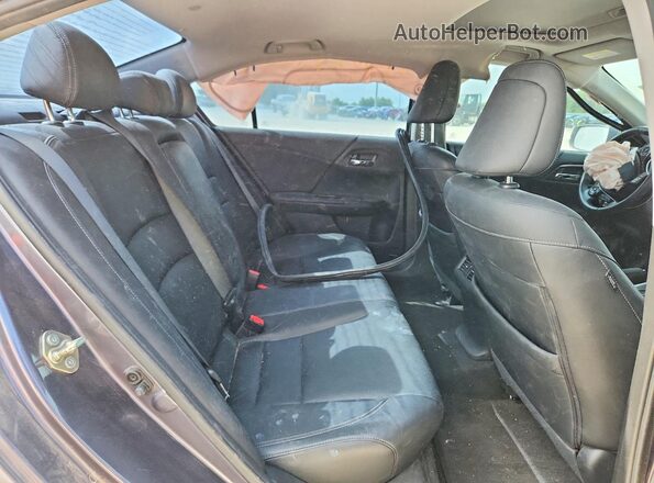 1HGCR3F80GA009711 2016 HONDA ACCORD Серый Вид задних сидений
