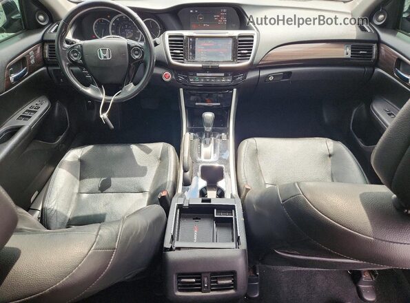 1HGCR3F80GA024497 2016 HONDA ACCORD Black Dashboard view