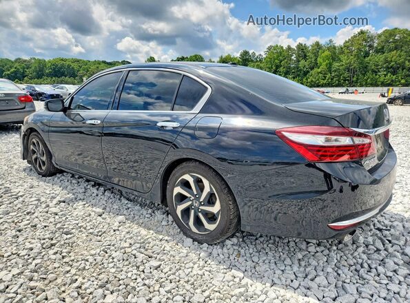 1HGCR3F80GA024497 2016 HONDA ACCORD Black Rear left