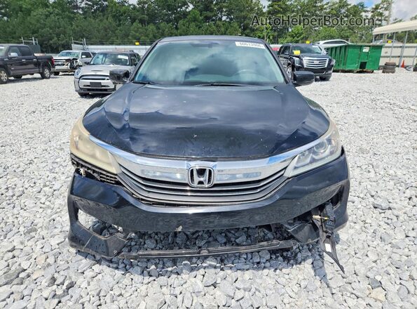 1HGCR3F80GA024497 2016 HONDA ACCORD Black Front view