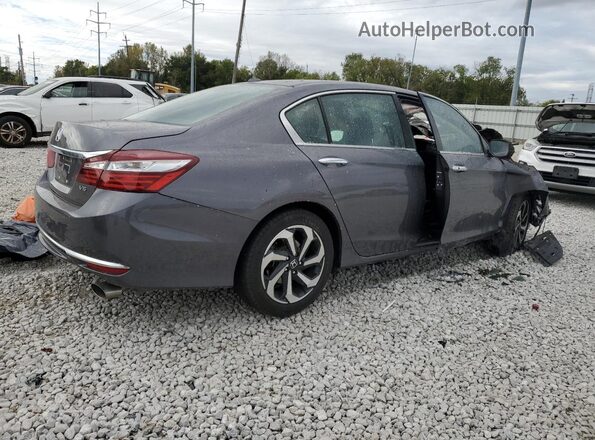 1HGCR3F80HA013159 2017 HONDA ACCORD Серый Задняя правая четверть