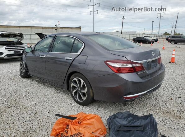 1HGCR3F80HA013159 2017 HONDA ACCORD Серый Задняя левая четверть