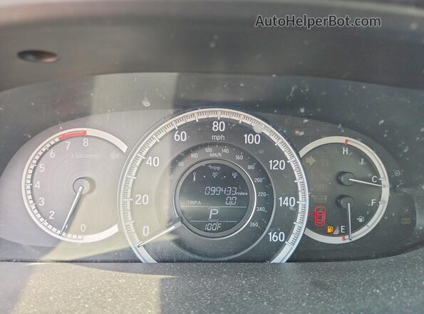 1HGCR3F80HA013680 2017 HONDA ACCORD Burgundy Вид щитка приладів