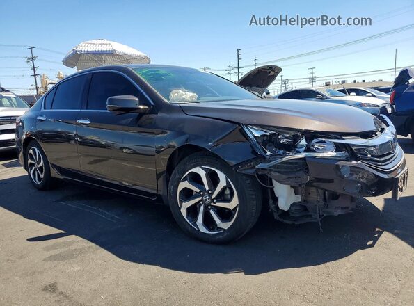 1HGCR3F80HA030396 2017 HONDA ACCORD Brown Передня права чверть