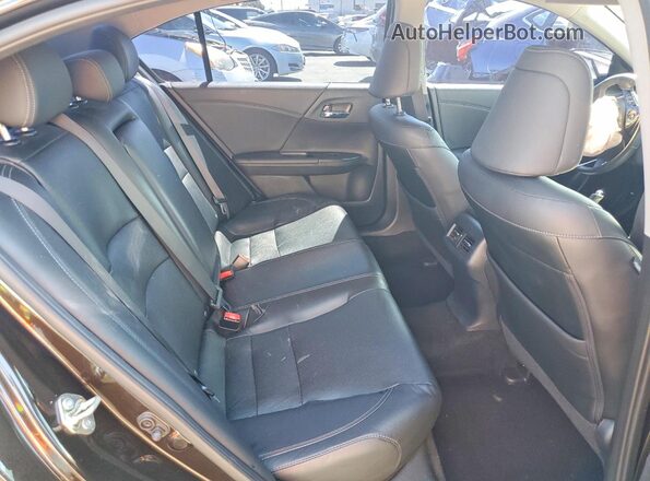 1HGCR3F80HA030396 2017 HONDA ACCORD Brown Вид задніх сидінь