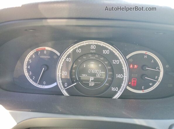 1HGCR3F80HA030396 2017 HONDA ACCORD Brown Вид щитка приладів