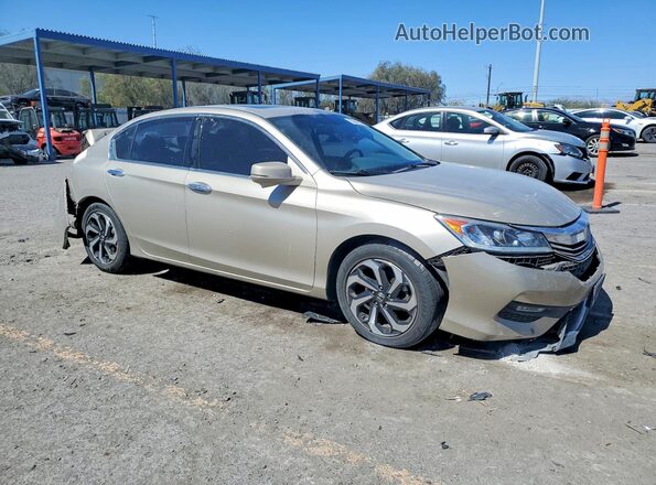 1HGCR3F80HA038711 2017 HONDA ACCORD Tan Przód prawy