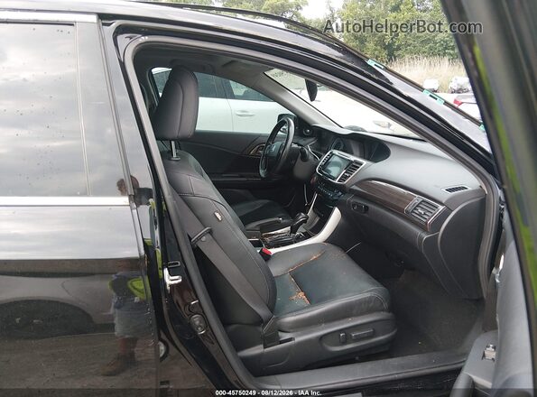 1HGCR3F81HA028883 2017 HONDA ACCORD Black Vista interior delantera