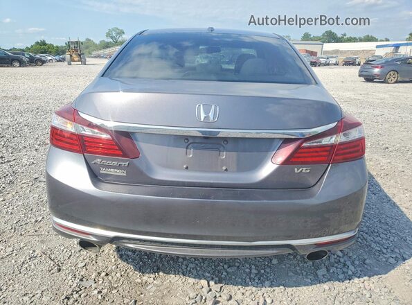 1HGCR3F81HA034473 2017 HONDA ACCORD Gray Հետևի տեսք