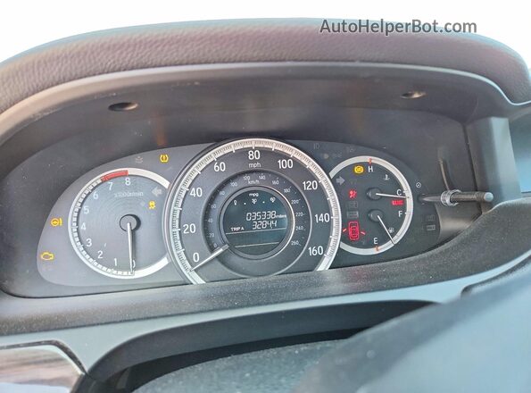 1HGCR3F81HA040371 2017 HONDA ACCORD Серебряный Вид щитка приборов
