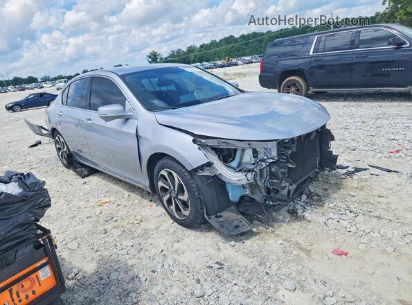 1HGCR3F82GA021102 2016 HONDA ACCORD Silver Front right