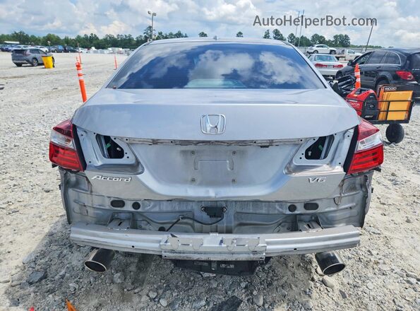 1HGCR3F82GA021102 2016 HONDA ACCORD Silver Rear view