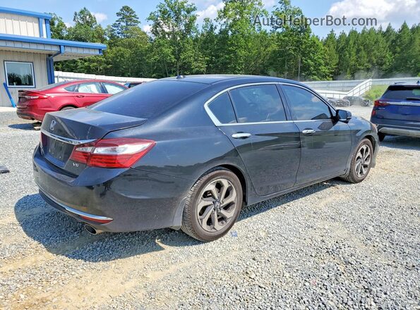 1HGCR3F82GA025473 2016 HONDA ACCORD Black Tył prawy