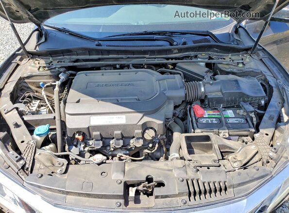 1HGCR3F82GA025473 2016 HONDA ACCORD Black Widok wnętrza z tyłu