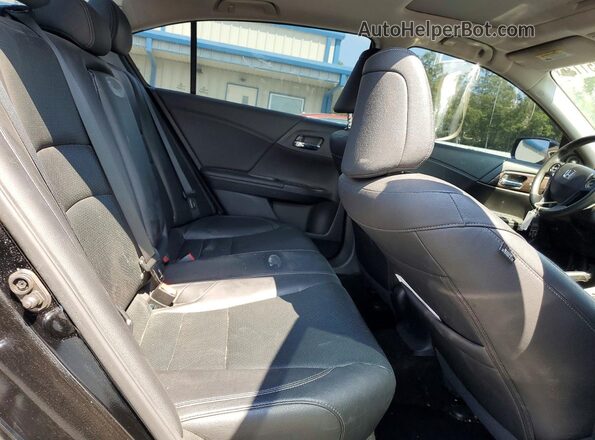 1HGCR3F82GA025473 2016 HONDA ACCORD Black Widok tylnych siedzeń