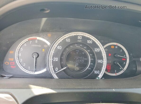 1HGCR3F82HA006715 2017 HONDA ACCORD Белый Вид щитка приборов