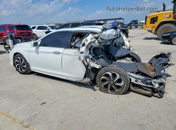 1HGCR3F82HA006715 2017 HONDA ACCORD Белый Задняя левая четверть