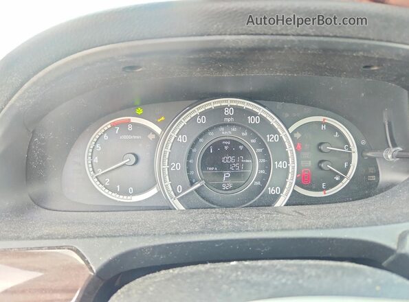 1HGCR3F82HA007055 2017 HONDA ACCORD Серебряный Вид щитка приборов