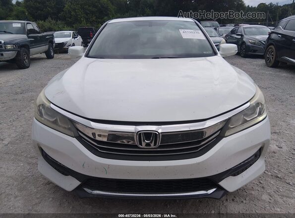 1HGCR3F83HA015973 2017 HONDA ACCORD White Widok zestawu wskaźników