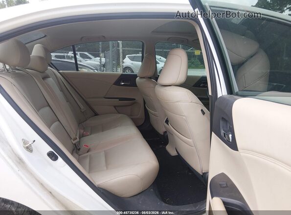 1HGCR3F83HA015973 2017 HONDA ACCORD White Widok naklejki z numerem VIN