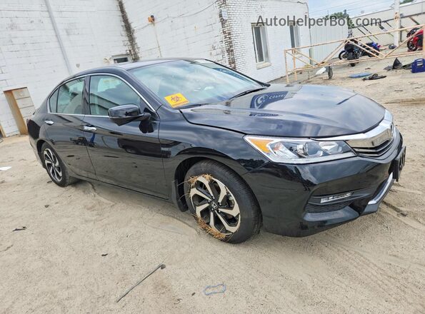 1HGCR3F84GA019383 2016 HONDA ACCORD Black Delantero derecho