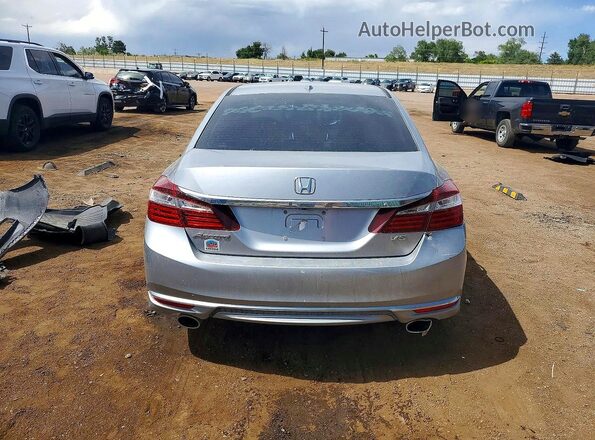 1HGCR3F85HA035240 2017 HONDA ACCORD Серебряный Вид сзади