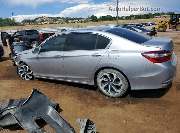 1HGCR3F85HA035240 2017 HONDA ACCORD Серебряный Задняя левая четверть
