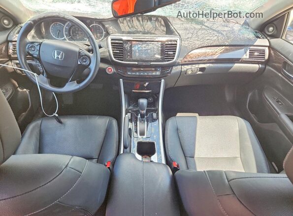 1HGCR3F86GA033009 2016 HONDA ACCORD Gray Առջևի վահանակի տեսք
