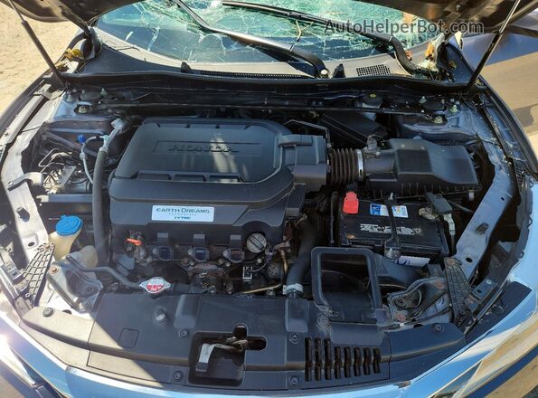 1HGCR3F86GA033009 2016 HONDA ACCORD Gray Սալոնի հետևի տեսք