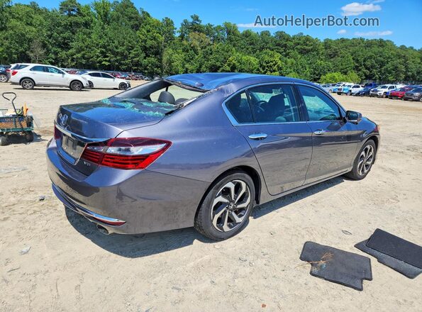 1HGCR3F86GA033009 2016 HONDA ACCORD Gray Հետևի աջ