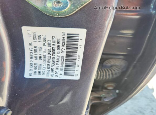 1HGCR3F86GA033009 2016 HONDA ACCORD Gray Շարժիչի բաժամունքի տեսք